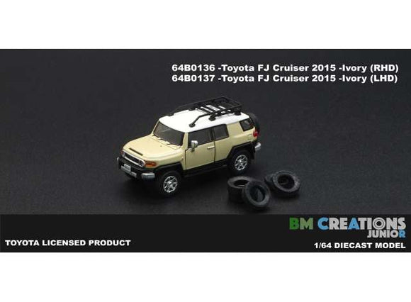 Toyota fj cruiser 2015 - ivory with white roof