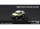 Toyota fj cruiser 2015 - ivory with white roof