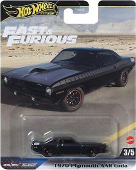 Plymouth AAR Cuda 1970 *F&F*, black