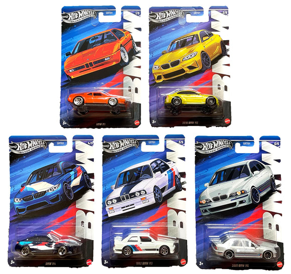 HOT WHEELS SILVER SERIES BMW 2001 BMW M5 5/5 JBY58