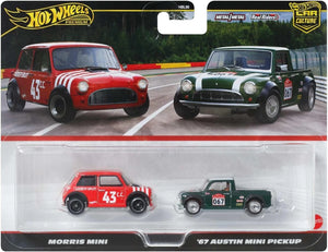 Morris Mini #43 red & 1967 Austin Mini Pick-up