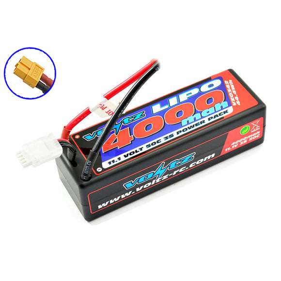 VOLTZ 4000mah HARD CASE 11.1V 50C XT60
