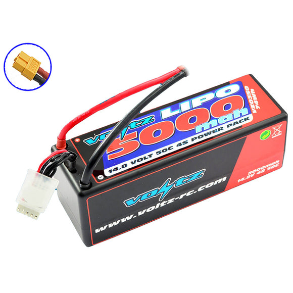 VOLTZ 5000mah HARD CASE 14.8V 50C  XT60