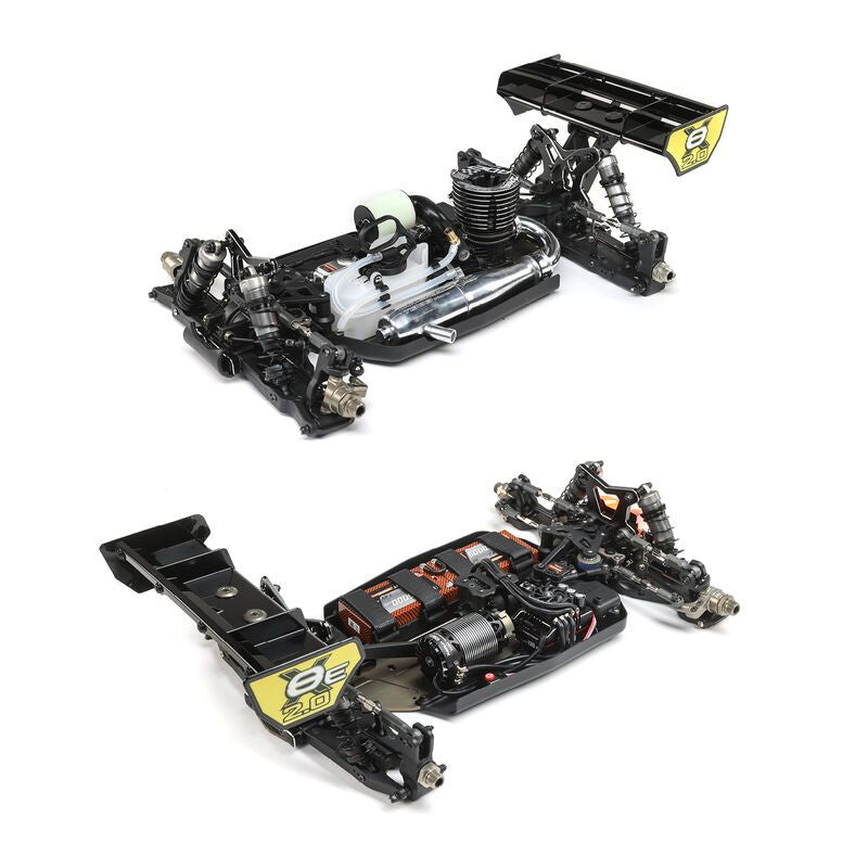 TLR 8IGHT-X/E Combo Nitro/Electric 1/8TT 4WD Race Buggy Kit