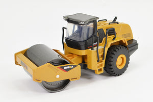 HUINA 1/50 DIECAST ROAD ROLLER STATIC MODEL